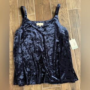 Dept222 velvet tank top NWT